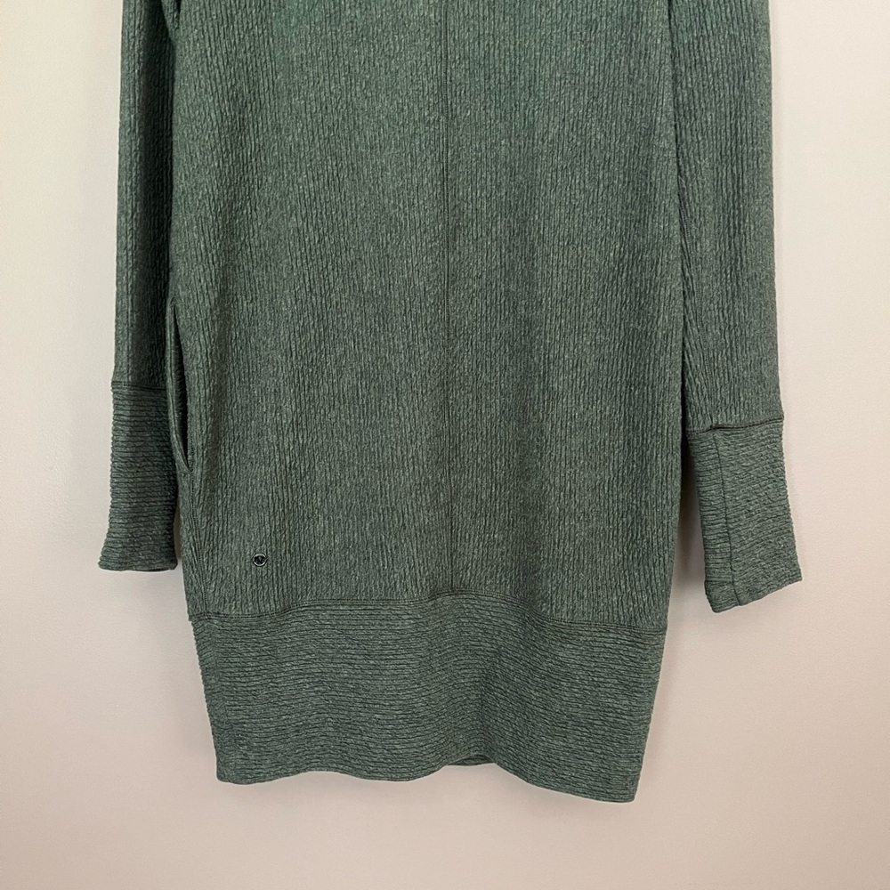 {Lululemon} Along the Way Dress in Heathered Dark Olive - Womens Small - Picture 8 of 11